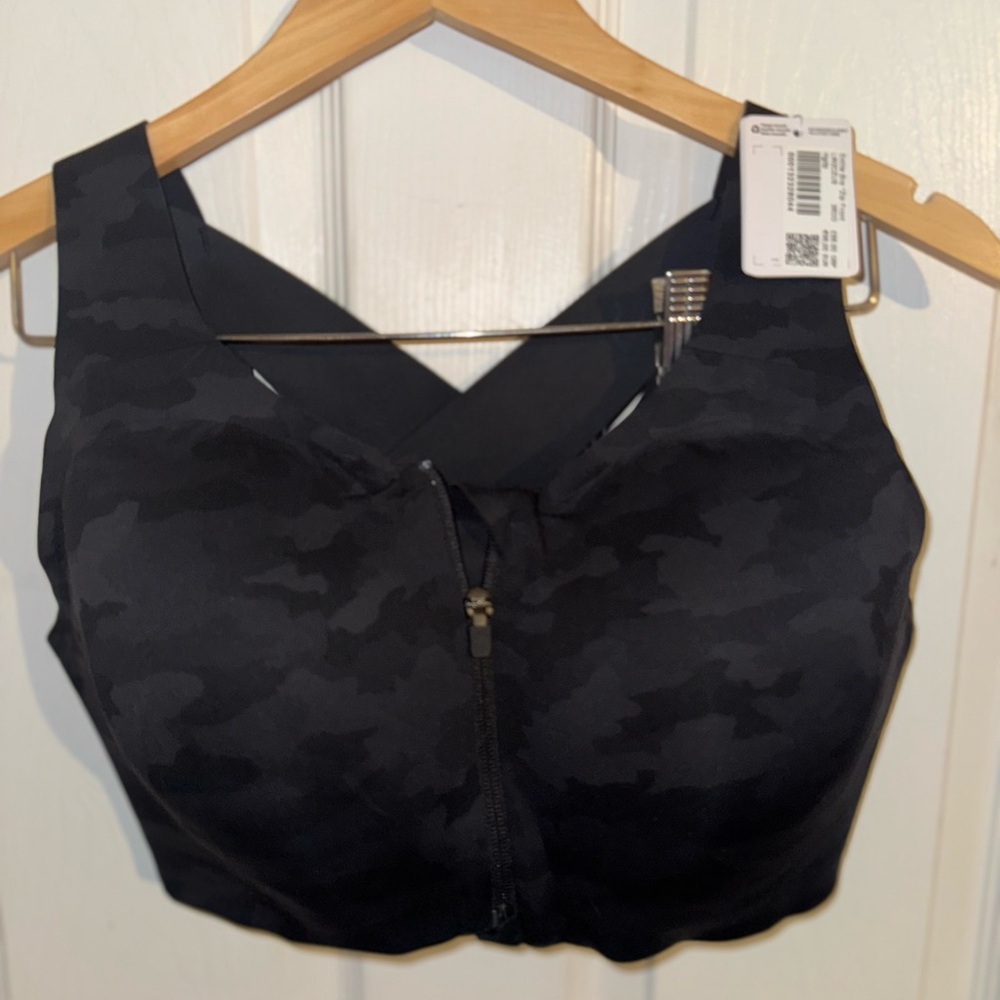 Lululemon Athletica Black Camo Bra